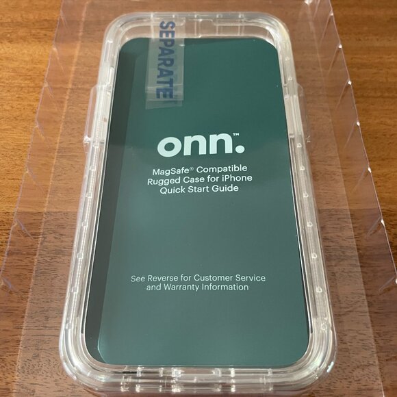 NIB, NEW Protect ONN. MagSafe Compatible Rugged Phone Case for iPhone 13 “Clear” - Picture 12 of 12
